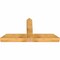 Ekena Millwork Portland Rough Sawn Timber Gable Bracket, Western Red Cedar, 60"W x 30"H x 6"D x 6"F, 12/12 Pitch GBW060X30X0606POR00RWR - alternate 4